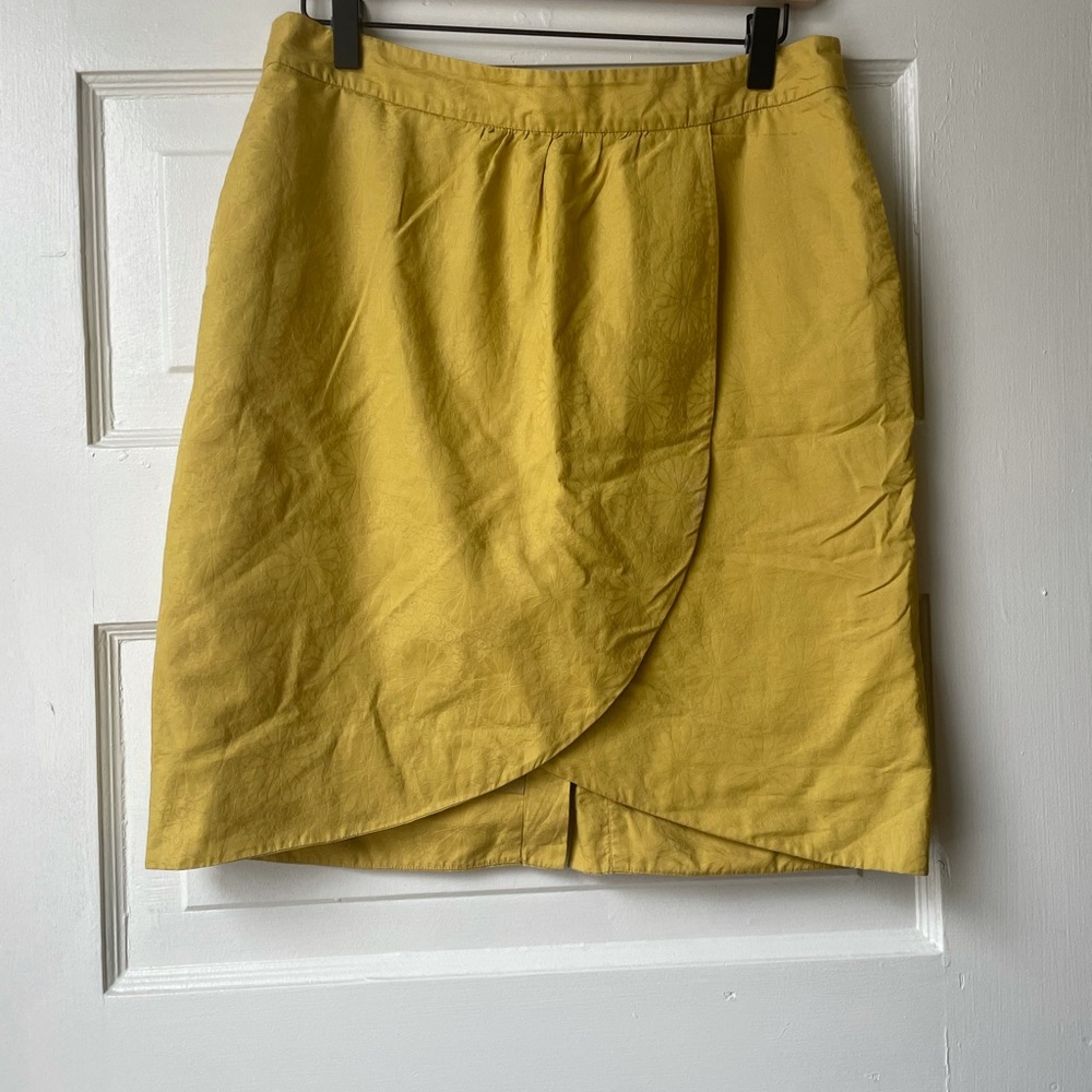 Mustard Yellow Skirt - 6